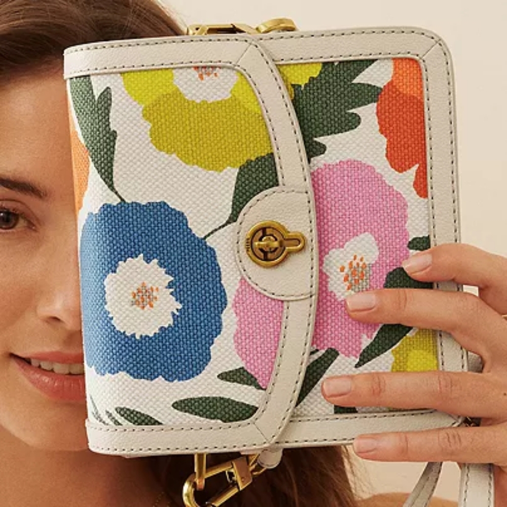 Floral Fossil Crossbody